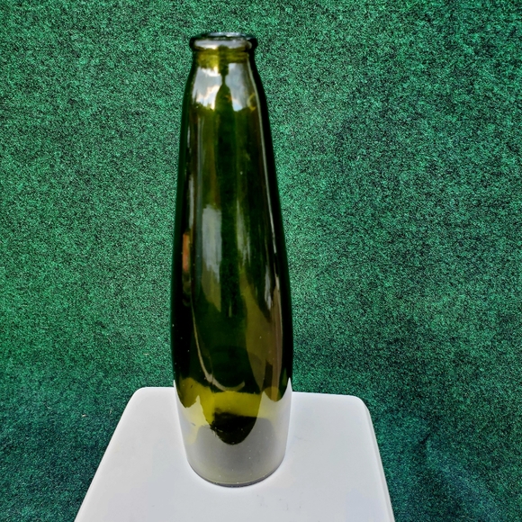 Rare 1900s Antique Karl Hutter Olive Green Beer Bottle 9554-12 P - Picture 9 of 9